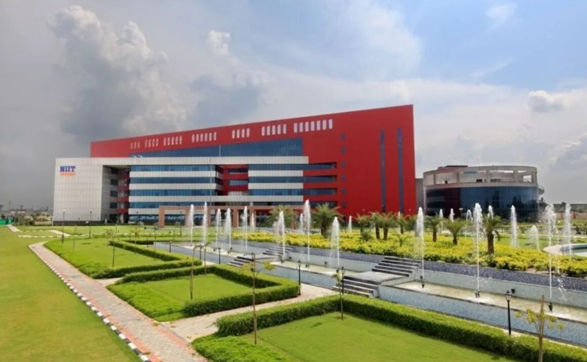 Modern corporate campus building in Sector 62, representing the best IT companies in Noida.