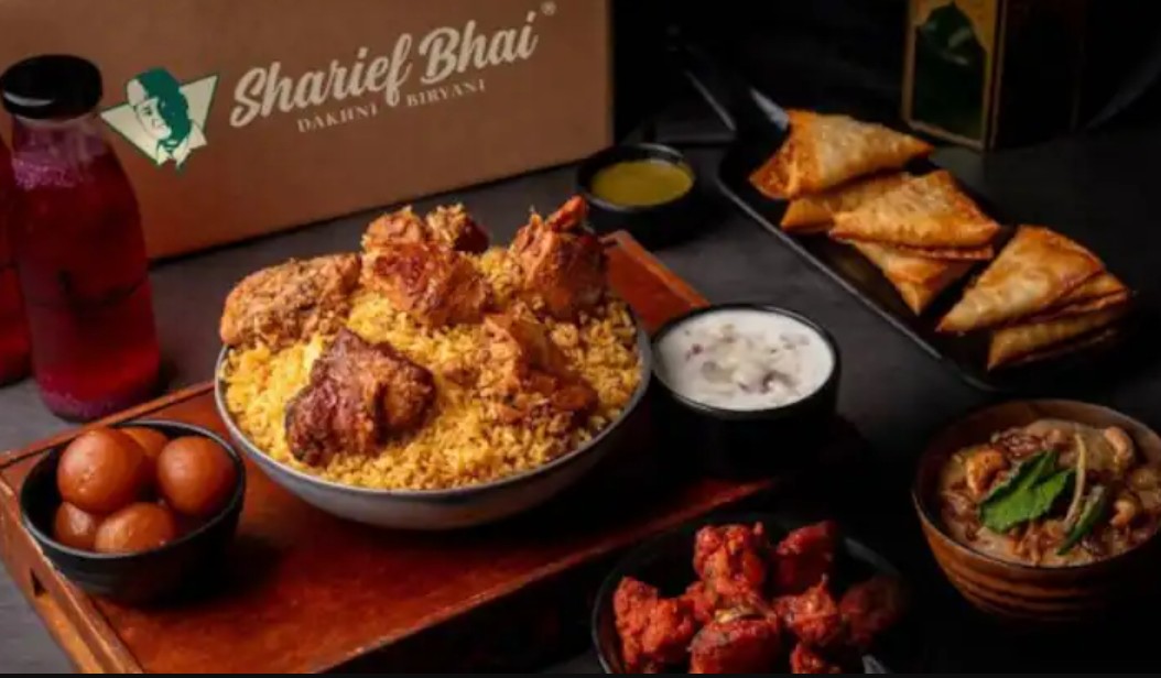 Bengaluru-style Ghost (Mutton) Biryani from Sharief Bhai, Koramangala, known for Mughlai Best Biryani in Bangalore.