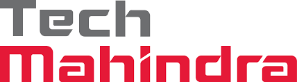 Logo of Tech Mahindra. Multinational IT services and consulting company with a strong presence in Noida.