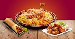 Plate of Hyderabadi Biryani from Paradise, Diamond District, one of the best Biryani in Bangalore.