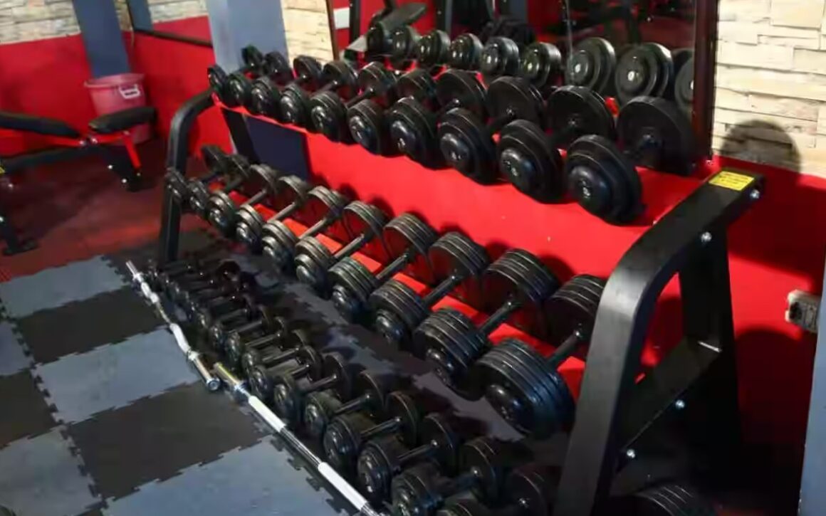 Premium fitness equipment and group exercise studio at O Two Gym N Spa Haryana.