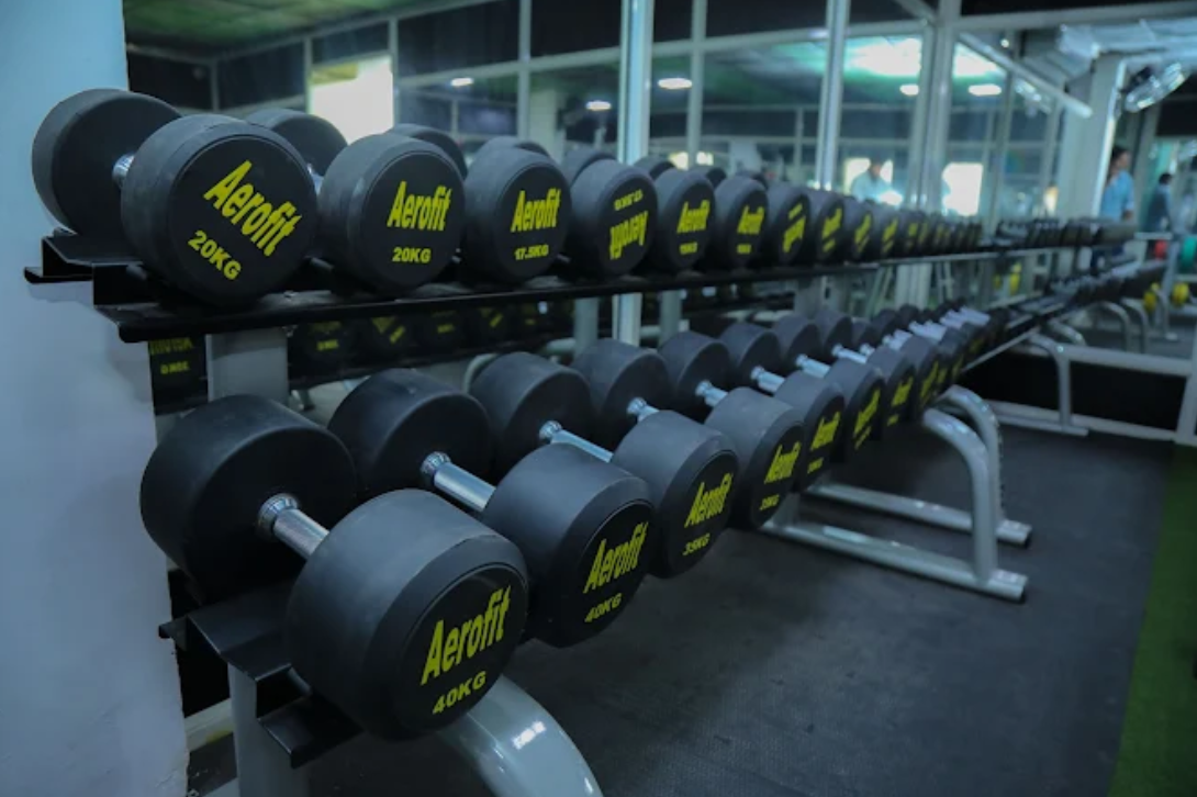 Gyms in Hyderabad: O2 Gym Banjara Hills branch.