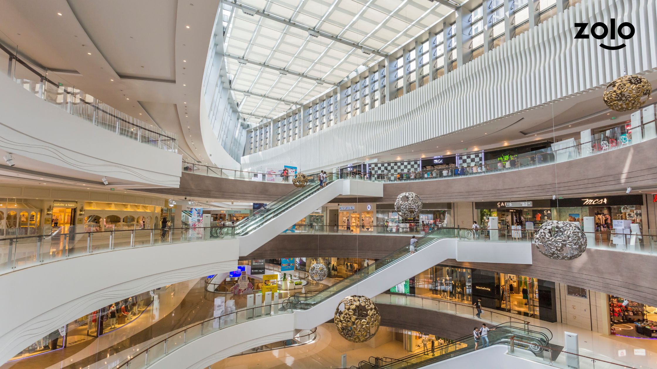 View of Emporio Shopping Mall in New Delhi, India News Photo