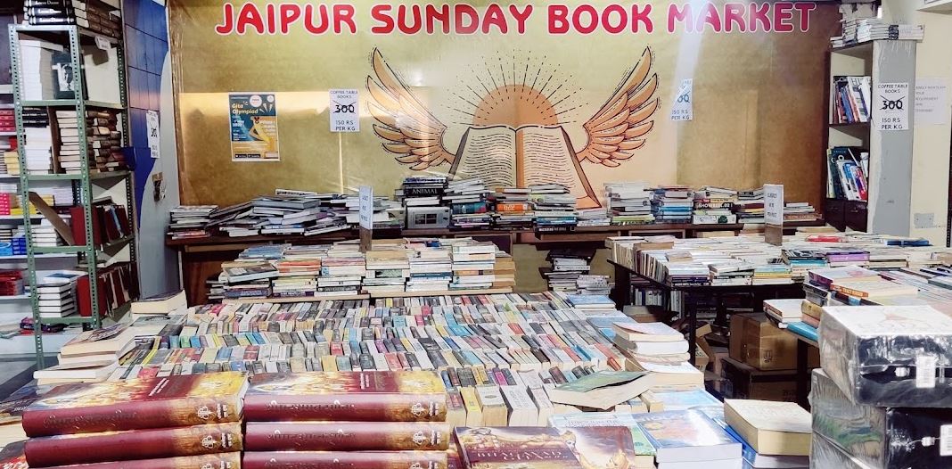 Books placed. Jaipur Book Mart book store in Jaipur