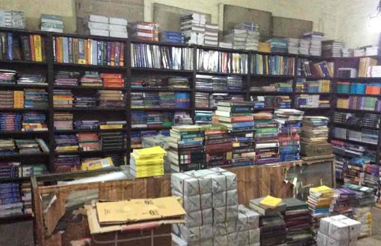 Books placed in Rajat Book store in Jaipur